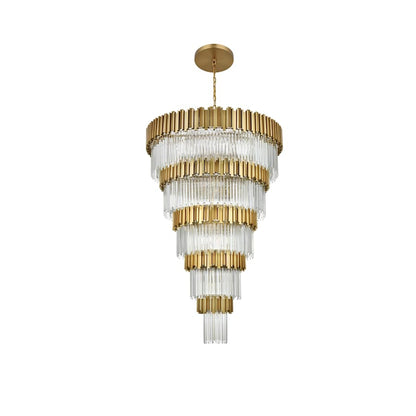 Elegant Lighting Willow 39 Light 48" Wide Waterfall Chandelier