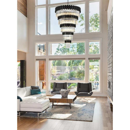 Elegant Lighting Willow 39 Light 48" Wide Waterfall Chandelier
