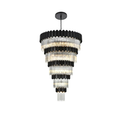 Elegant Lighting Willow 39 Light 48" Wide Waterfall Chandelier