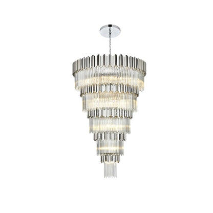 Elegant Lighting Willow 39 Light 48" Wide Waterfall Chandelier