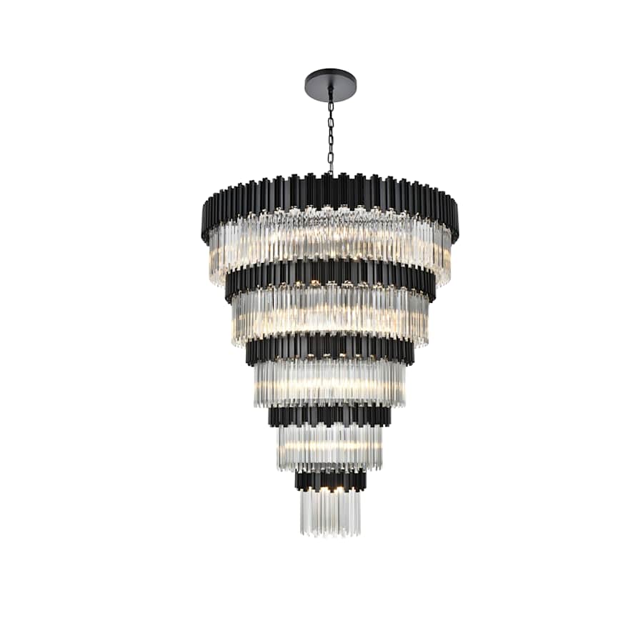 Elegant Lighting Willow 43 Light 59" Wide Waterfall Chandelier