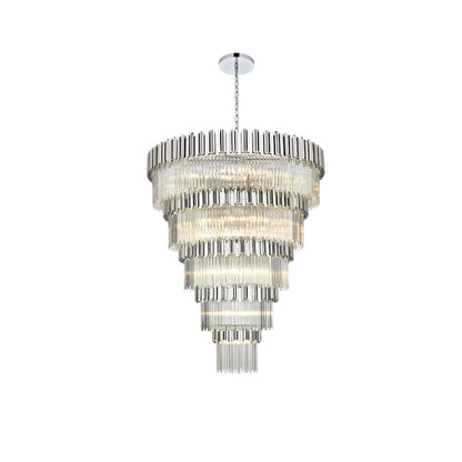 Elegant Lighting Willow 43 Light 59" Wide Waterfall Chandelier