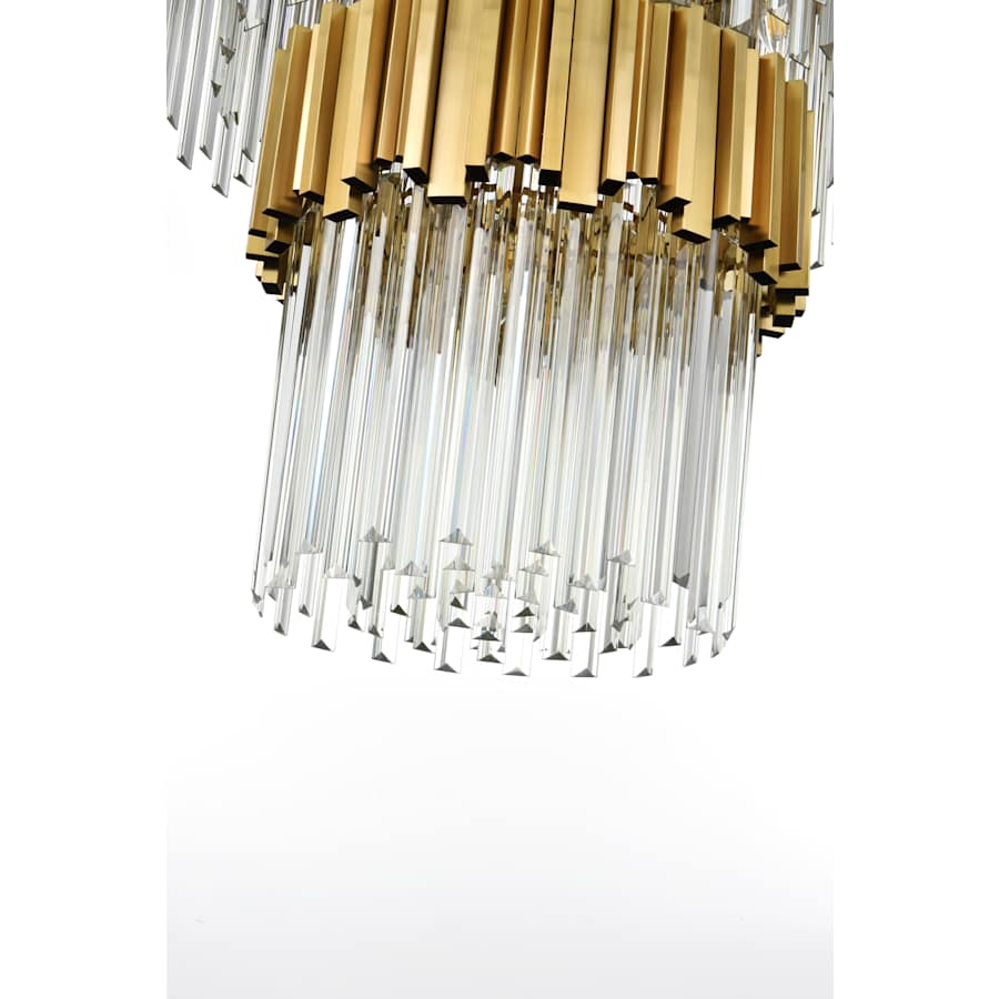 Elegant Lighting Willow 43 Light 59" Wide Waterfall Chandelier