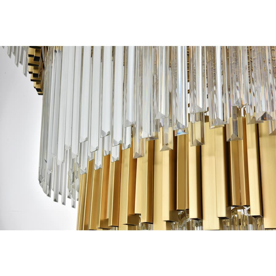 Elegant Lighting Willow 43 Light 59" Wide Waterfall Chandelier