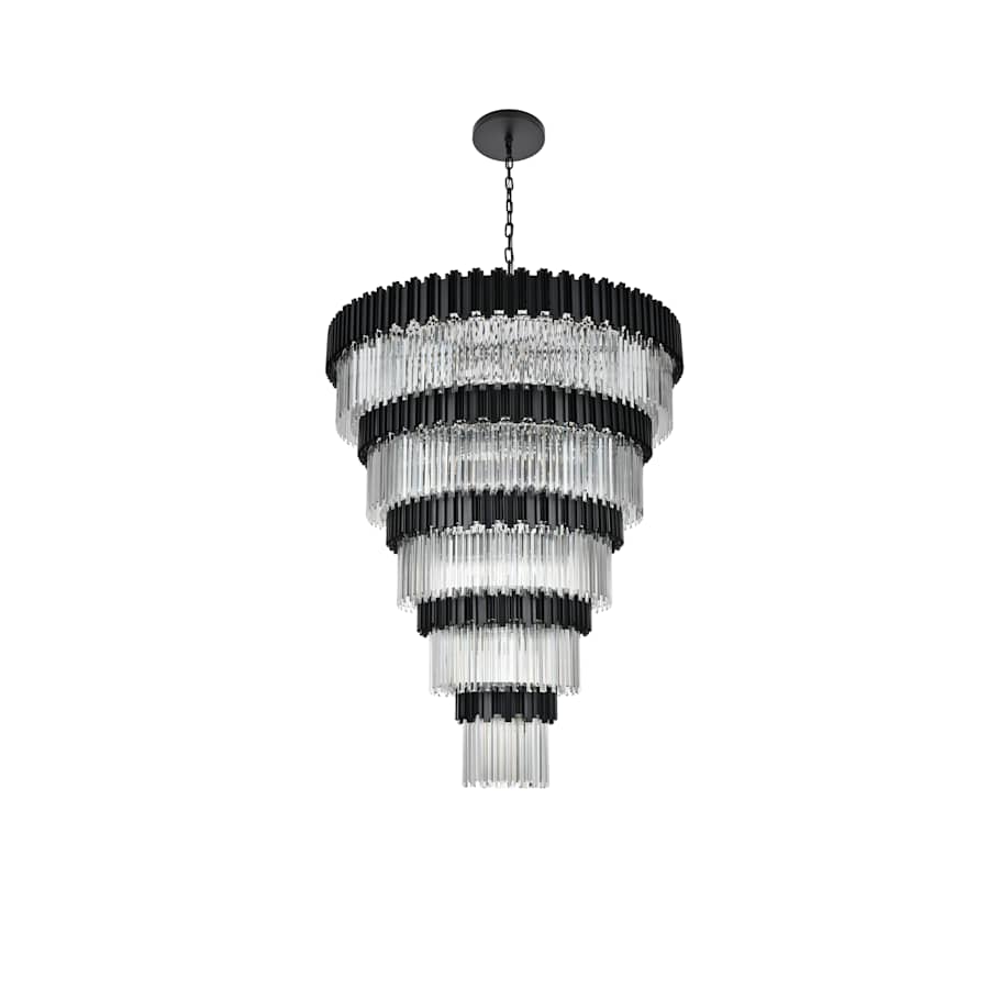Elegant Lighting Willow 43 Light 59" Wide Waterfall Chandelier