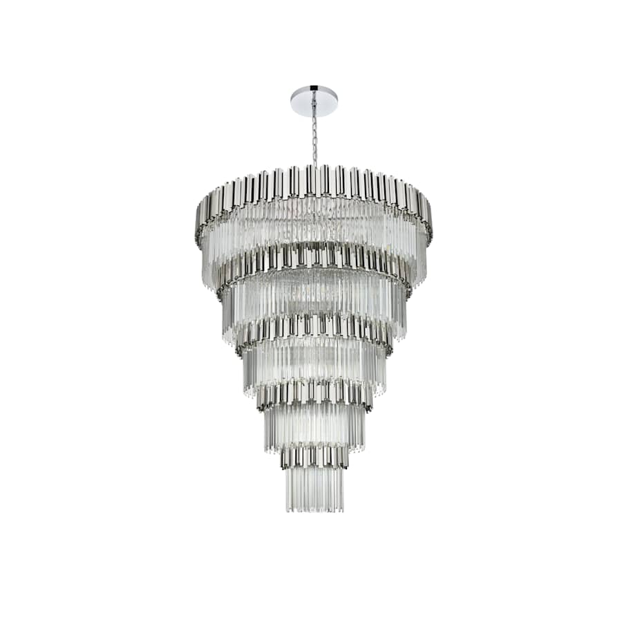 Elegant Lighting Willow 43 Light 59" Wide Waterfall Chandelier