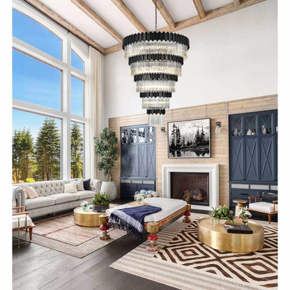 Elegant Lighting Willow 43 Light 59" Wide Waterfall Chandelier