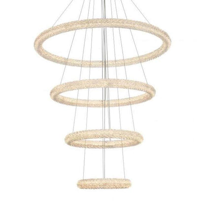 Elegant Lighting Bowen 42" Wide Ring Chandelier