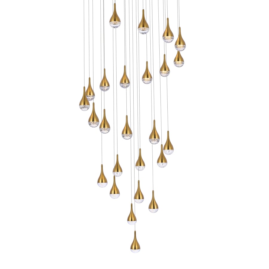 Elegant Lighting Amherst 25 Light 42" Wide LED Chandelier