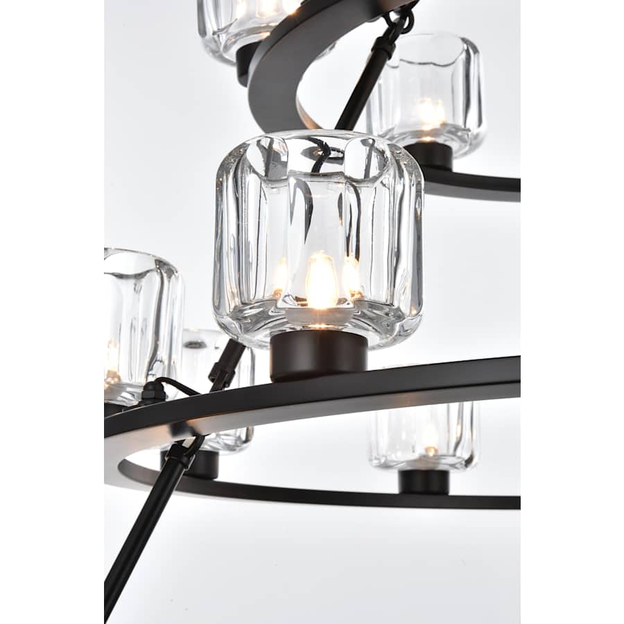 Elegant Lighting Cadence 27 Light 48" Wide Ring Chandelier