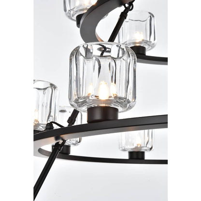 Elegant Lighting Cadence 27 Light 48" Wide Ring Chandelier