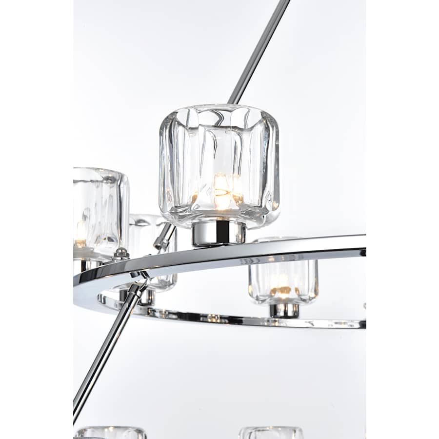 Elegant Lighting Cadence 27 Light 48" Wide Ring Chandelier