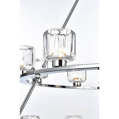 Elegant Lighting Cadence 27 Light 48" Wide Ring Chandelier