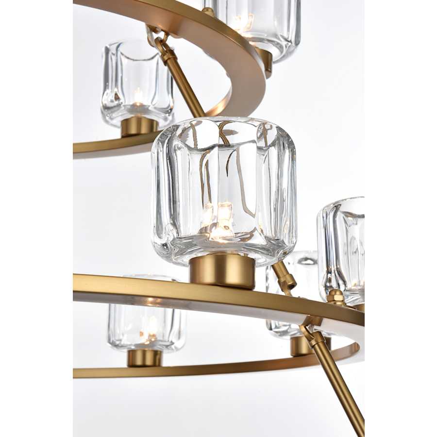 Elegant Lighting Cadence 27 Light 48" Wide Ring Chandelier