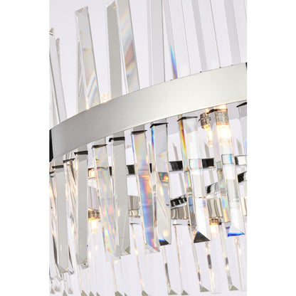 Elegant Lighting Serephina 46 Light 36" Wide Crystal Waterfall Chandelier