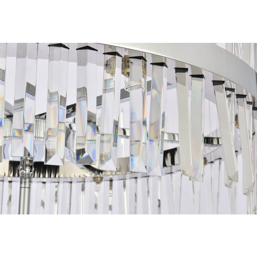 Elegant Lighting Serephina 46 Light 36" Wide Crystal Waterfall Chandelier