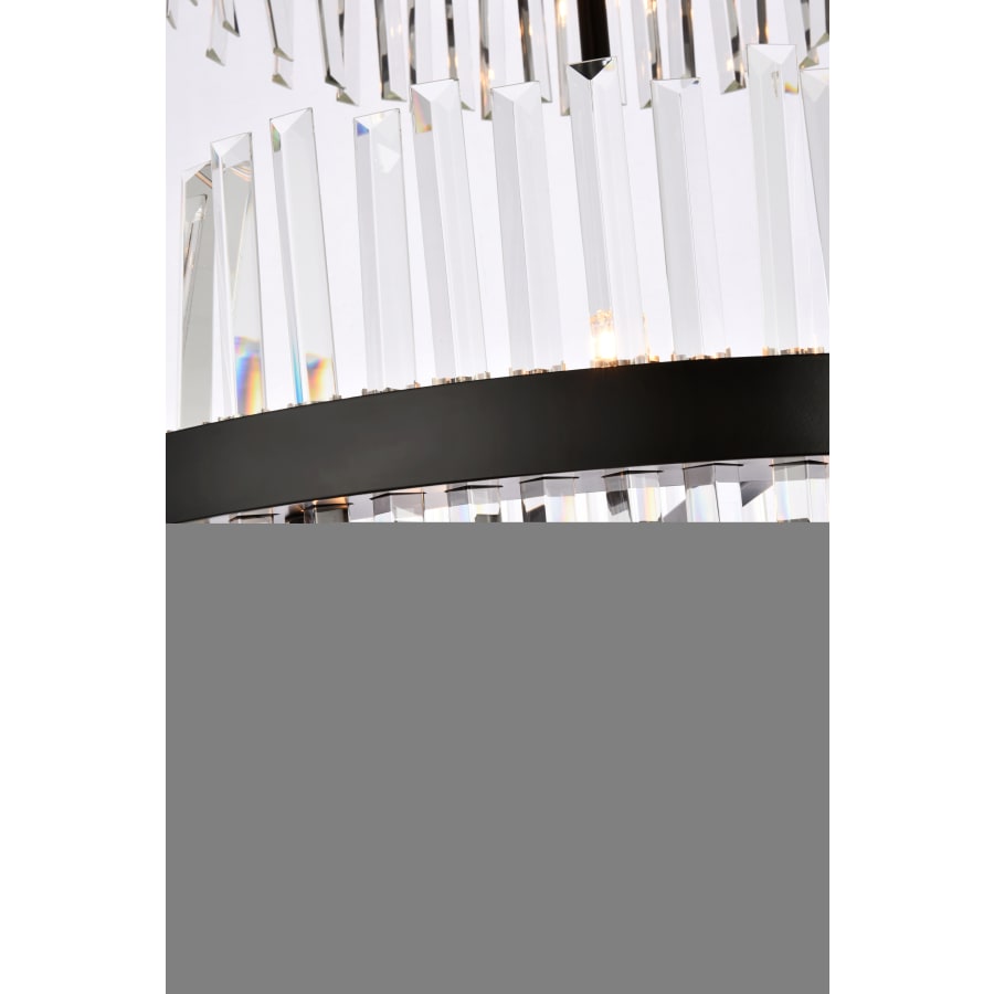 Elegant Lighting Serephina 46 Light 36" Wide Crystal Waterfall Chandelier