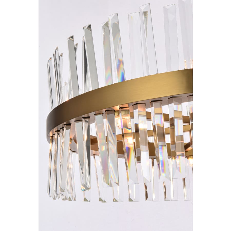 Elegant Lighting Serephina 46 Light 36" Wide Crystal Waterfall Chandelier