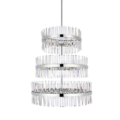 Elegant Lighting Serephina 46 Light 36" Wide Crystal Waterfall Chandelier