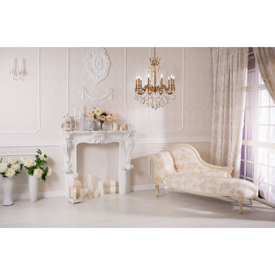 Elegant Lighting Rosalia 10 Light 28" Wide Candle Style Chandelier