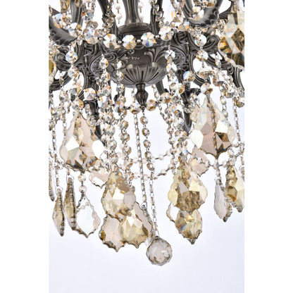 Elegant Lighting Rosalia 10 Light 28" Wide Candle Style Chandelier