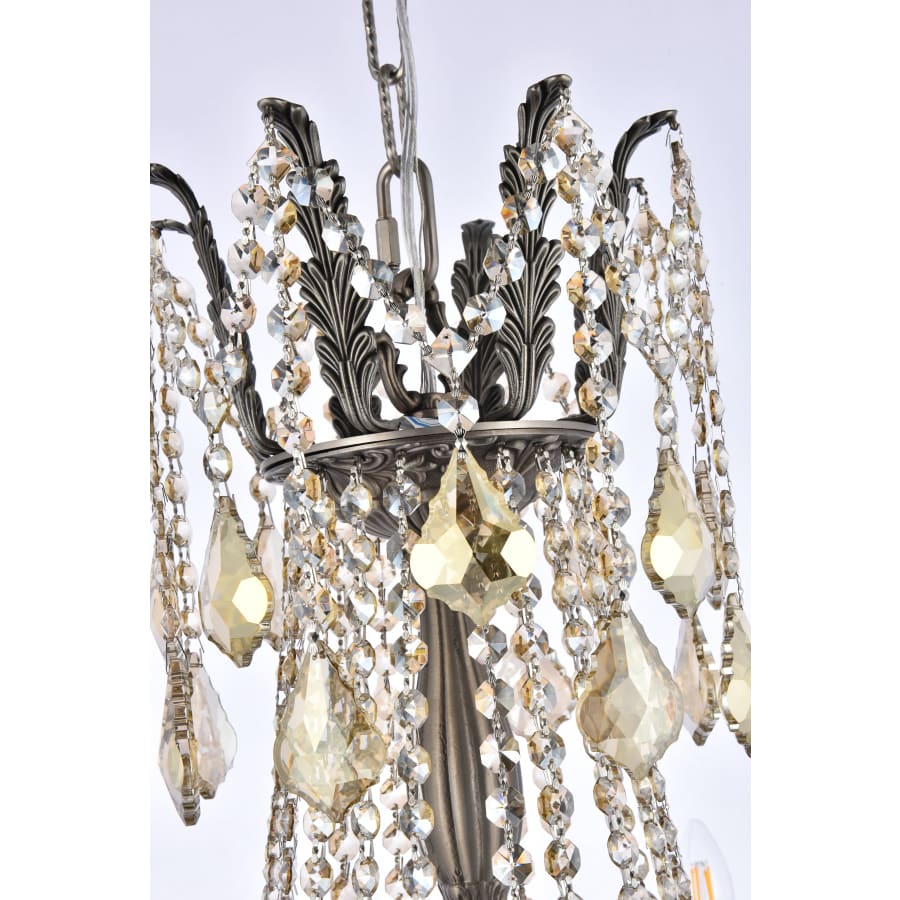 Elegant Lighting Rosalia 10 Light 28" Wide Candle Style Chandelier
