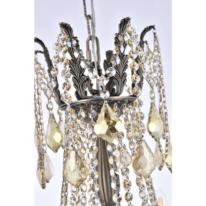 Elegant Lighting Rosalia 10 Light 28" Wide Candle Style Chandelier