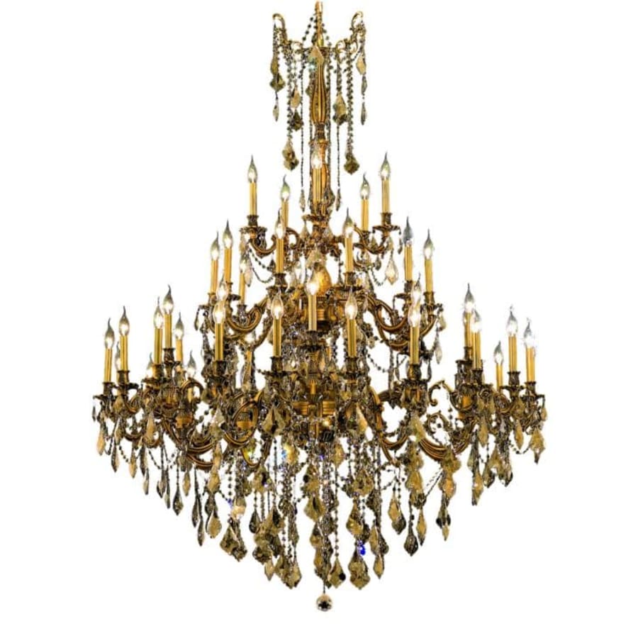 Elegant Lighting Rosalia 45 Light 54" Wide Candle Style Chandelier