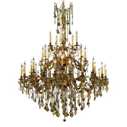 Elegant Lighting Rosalia 45 Light 54" Wide Candle Style Chandelier