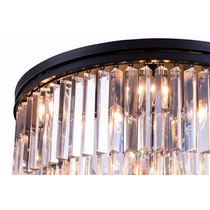 Elegant Lighting Sydney 17 Light 32" Wide Flush Mount Waterfall Ceiling Fixture