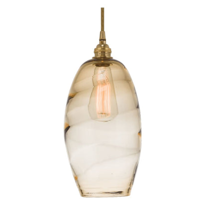 Hammerton Studio Ellisse 47" Wide Artisan Crafted 7 Light Optic Glass Linear Pendant