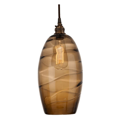 Hammerton Studio Ellisse 47" Wide Artisan Crafted 7 Light Optic Glass Linear Pendant