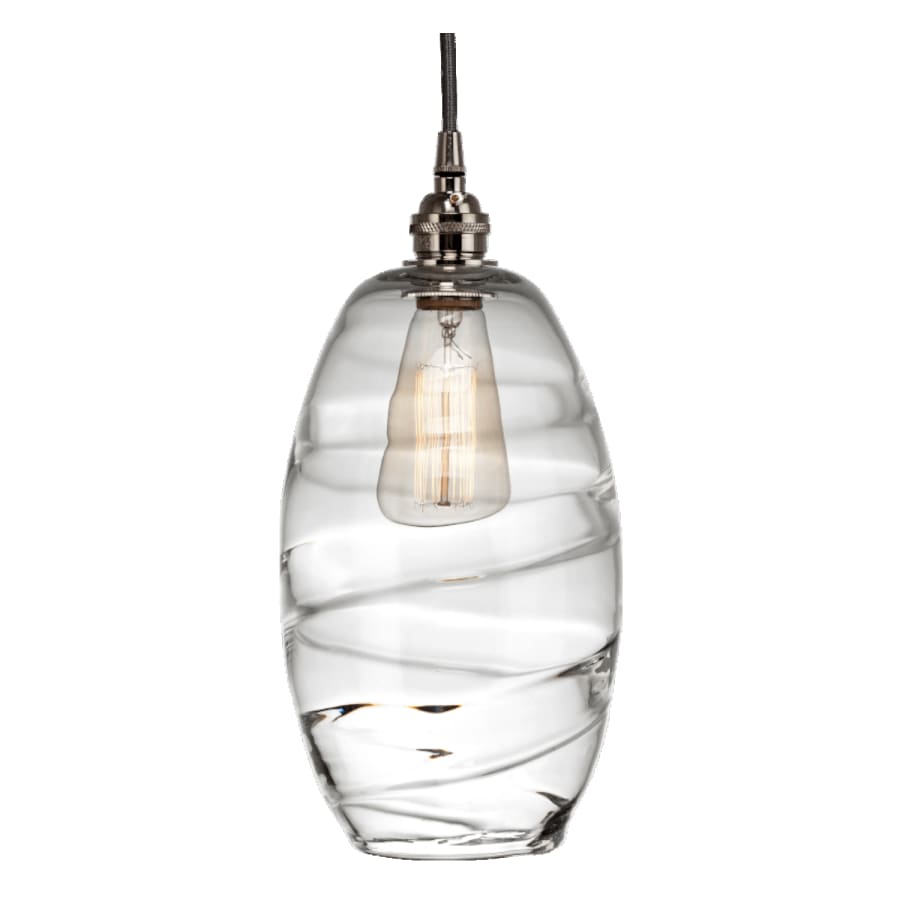 Hammerton Studio Ellisse 47" Wide Artisan Crafted 7 Light Optic Glass Linear Pendant