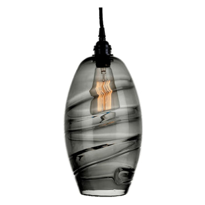 Hammerton Studio Ellisse 47" Wide Artisan Crafted 7 Light Optic Glass Linear Pendant