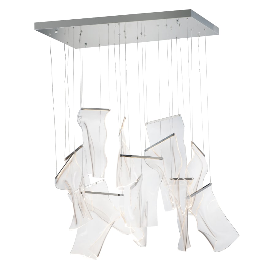 ET2 Rinkle 36" Wide LED Multi Light Linear Abstract Pendant