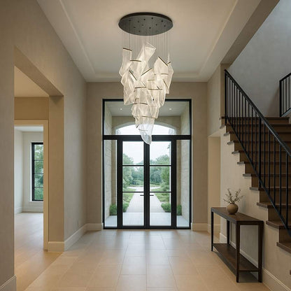ET2 Rinkle 36" Wide LED Multi Light Abstract Pendant