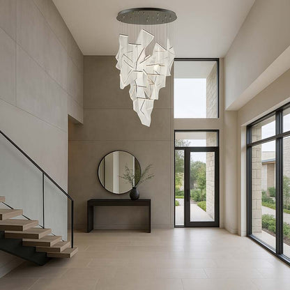 ET2 Rinkle 36" Wide LED Multi Light Abstract Pendant