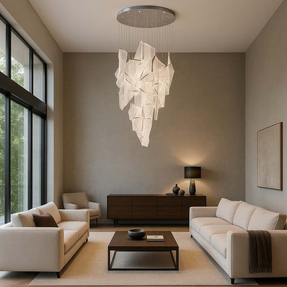 ET2 Rinkle 36" Wide LED Multi Light Abstract Pendant