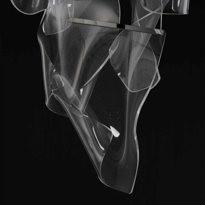 ET2 Rinkle 36" Wide LED Multi Light Abstract Pendant