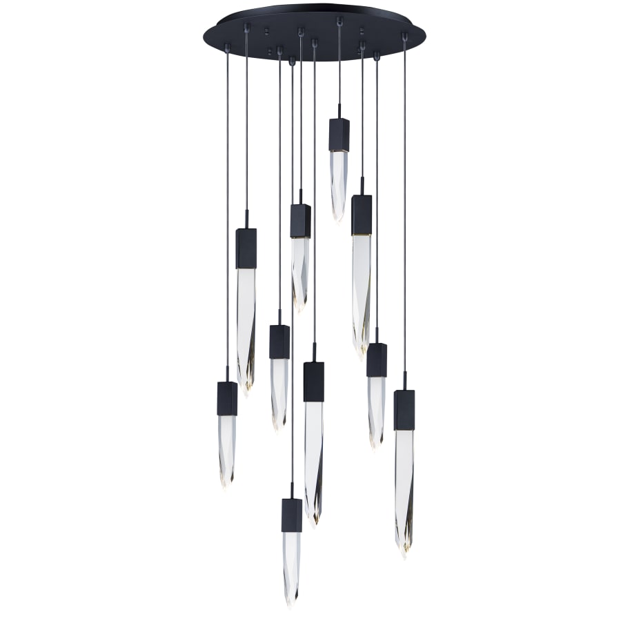 ET2 Quartz 10 Light 20" Wide LED Multi Light Pendant