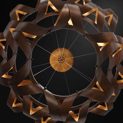 Eurofase Lighting Banderia 44" Wide LED 3 Tier Ring Chandelier