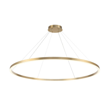 Eurofase Lighting Spunto 61" Wide 3000K LED Ring Chandelier