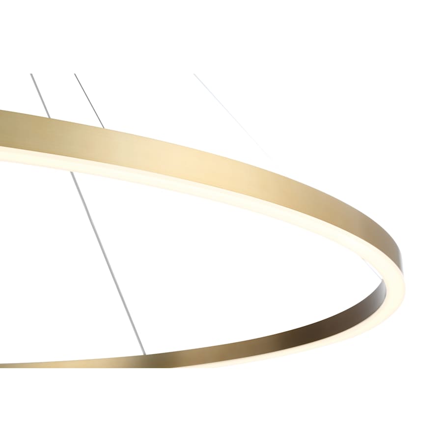 Eurofase Lighting Spunto 61" Wide 3000K LED Ring Chandelier