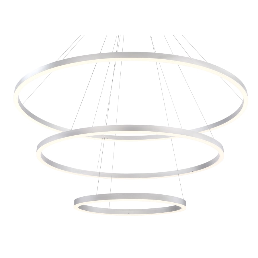 Eurofase Lighting Spunto Three-Tier 61" Wide 3000K LED Ring Chandelier