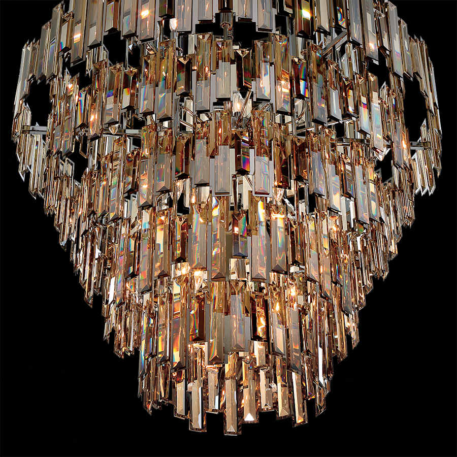Eurofase Lighting Vienna 28 Light 40" Wide Crystal Chandelier