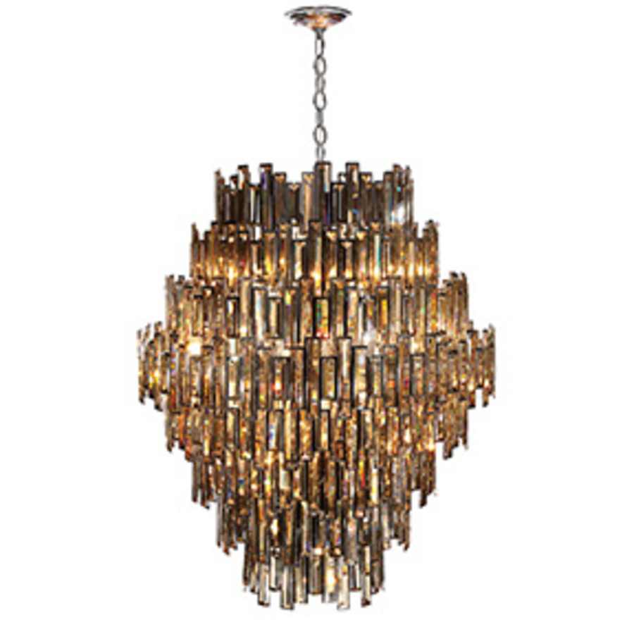 Eurofase Lighting Vienna 28 Light 40" Wide Crystal Chandelier