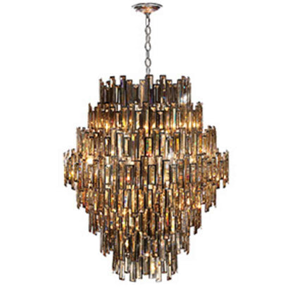 Eurofase Lighting Vienna 28 Light 40" Wide Crystal Chandelier