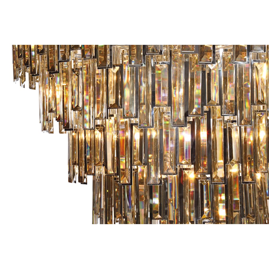 Eurofase Lighting Vienna 28 Light 40" Wide Crystal Chandelier