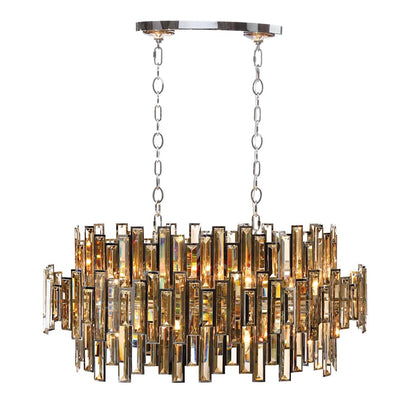 Eurofase Lighting Vienna 16 Light 41" Wide Crystal Linear Chandelier