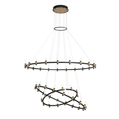 Eurofase Lighting Albany 51 Light 60" Wide LED Ring Chandelier